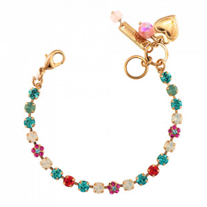 Bratara placata cu Aur roz de 24K, cu cristale Swarovski, Memories of Montmartre | 4008-1146RG