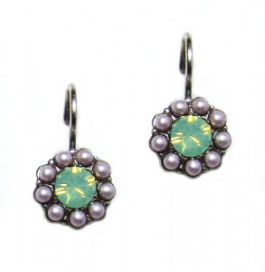 Cercei placati cu Argint 925, cu cristale Swarovski, California Dreaming | 1379-1342SP6-Multicolor-5859