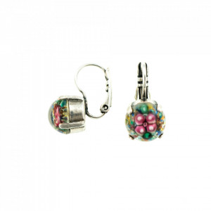 Cercei placati cu Argint 925, cu cristale Swarovski, California Dreaming | 1445-01749SP6-Multicolor-6399