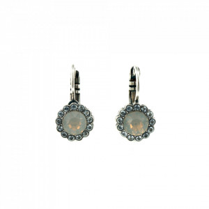 Cercei placati cu Argint 925, cu cristale Swarovski, Forever | 1133-1049SP6-Multicolor-2019