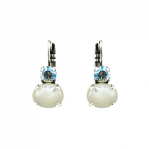 Cercei placati cu Argint 925, cu cristale Swarovski, Forever | 1462-M5087SP6-Multicolor-6059