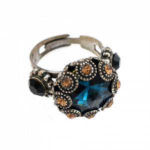 Inel placat cu Argint 925, cu cristale originale, Venetian Night | 7042-1321SP