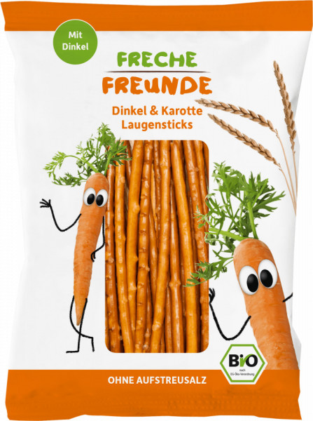 Freche Freunde organski štapići od spelte i šargarepe 75 g