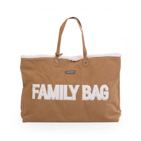 FAMILY BAG, SUEDE-LOOK