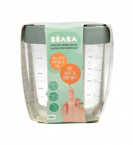 BEABA staklena posuda 250ml, eucalyptus green