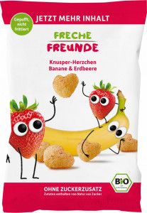 Freche Freunde organski flips od kukuruza sa dodatkom banane i jagode 30 g