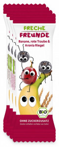 Freche Freunde organski musli bar od banane, grožđda i aronije 4x23 g