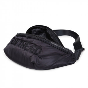 BANANA BAG ON THE GO HIP BAG, PUFFERED BLACK