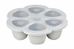 BEABA višenamenska silikonska posuda 6x150ml, light mist