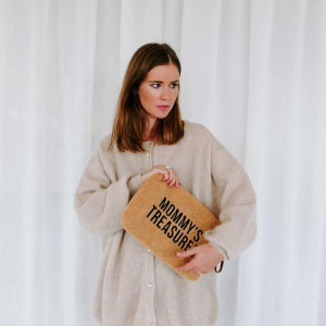 MOMMY'S TREASURES CLUTCH - TEDDY BEIGE