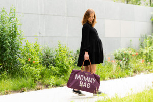 MOMMY BAG, AUBERGINE