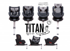 TITAN auto- sedište, Grupa 0, I, II i III