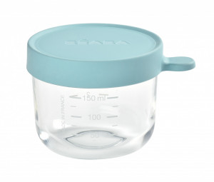 BEABA staklena posuda 150ml light blue