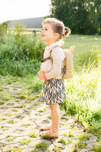 MY FIRST BAG, PUFFERED BEIGE