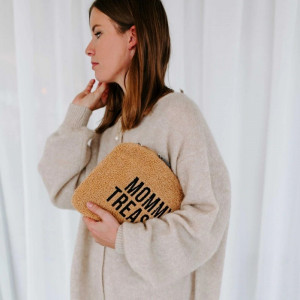 MOMMY'S TREASURES CLUTCH - TEDDY BEIGE