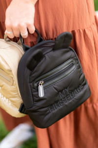 MY FIRST BAG, PUFFERED BLACK