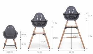 Set dugačkih nogare za EVOLU stolicu, anthracite