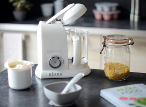 BEABA aparat za pripremu hrane Babycook SOLO, white silver
