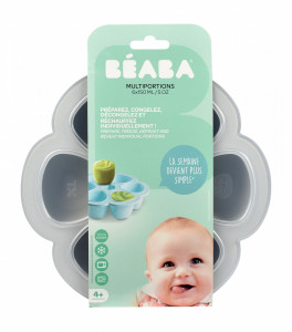 BEABA višenamenska silikonska posuda 6x150ml, light mist