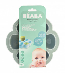 BEABA višenamenska silikonska posuda 6x150ml, sage green