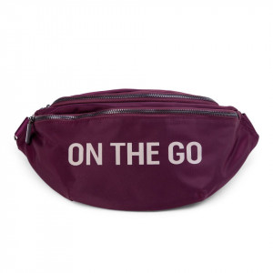 BANANA BAG ON THE GO HIP BAG, AUBERGINE