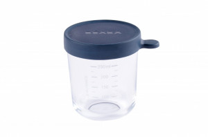 BEABA staklena posuda 250ml dark blue