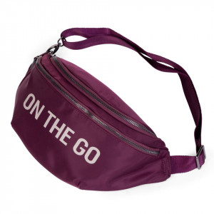 BANANA BAG ON THE GO HIP BAG, AUBERGINE