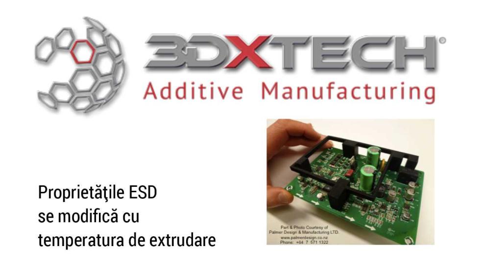 Proprietățile ESD se modifică cu temperatura de extrudare Proprietățile ESD se modifică cu temperatura de extrudare