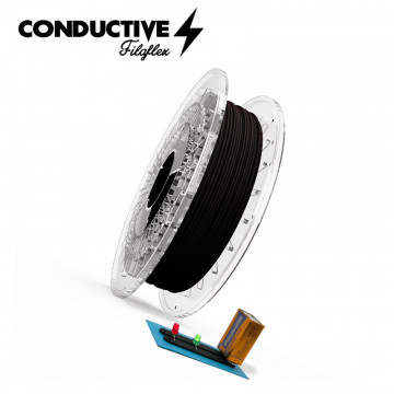 Filament Conductive FilaFlex Black (negru) 500g