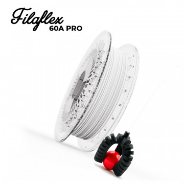 Filament FilaFlex 60A PRO White (alb)
