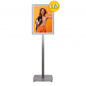 Info Board LED, stand cu rama click LED