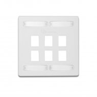 10gmxfpd0602 Siemon faceplates