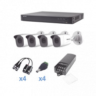 KEVTX8T4BW EPCOM Kits- Sistemas Completos ; TurboHD de 4 Canales
