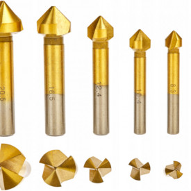 Set de freze conice 6 buc pentru lemn 6.3-20.5mm 983 cod produs: