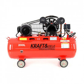 Compresor de aer industrial 200L 690l/min 2 cilindri 4.4 kW 380V 407 cod produs: