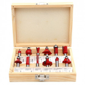 Set de 12 freze pentru lemn diferite profile cod produs:10282 8mm