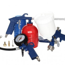 Set aer comprimat, pneumatic pistol, vopsit 8 piese cod produs:413 TB