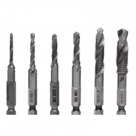 Set 5 burghie pentru filetare M3-M10 pentru bormasina 980 cod produs: