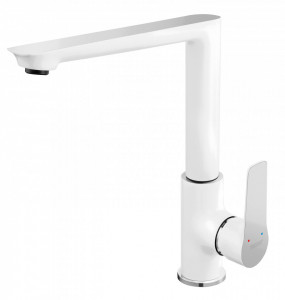 Baterie bucatarie Adore White Ferro alb -crom