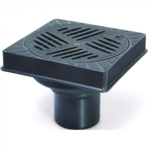 Sifon de curte patrat, Kessel Ecoguss Ф110, Lock&Lift, 67110B