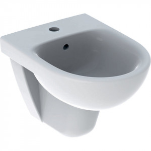 Bideu suspendat Geberit Selnova Compact, proiectie mica