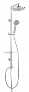 Set de dus dual shower Amiga VerdeLine Ferro, fara baterie