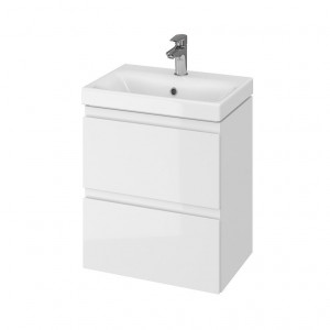 Set mobilier cu lavoar Cersanit Moduo Slim, 50 cm, DSM, diverse culori