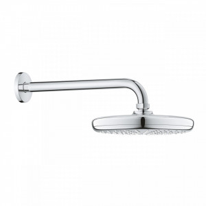 Brat de dus cu palarie fixa Grohe Tempesta 210, crom
