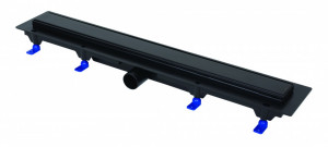 Rigola dus Fluid Master Liv Standard/Custom, 65 cm, neagra