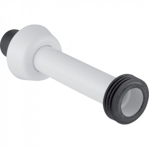 Set teava racord spalare Geberit, cu rozeta, alb