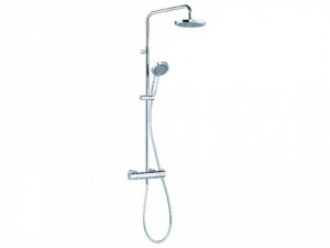 Sistem de dus Kludi A-qa cu baterie cu termostat, Dual Shower-System
