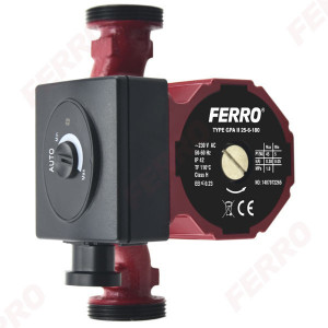 Pompa recirculare Ferro clasa A GPA II 25-60/180