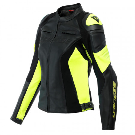 GEACĂ DAINESE RACING 4 LADY LEATHER GALBEN