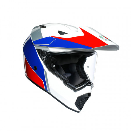 CASCĂ AGV AX9 E2205 MULTI MPLK ATLANTE WHITE/BLUE/RED